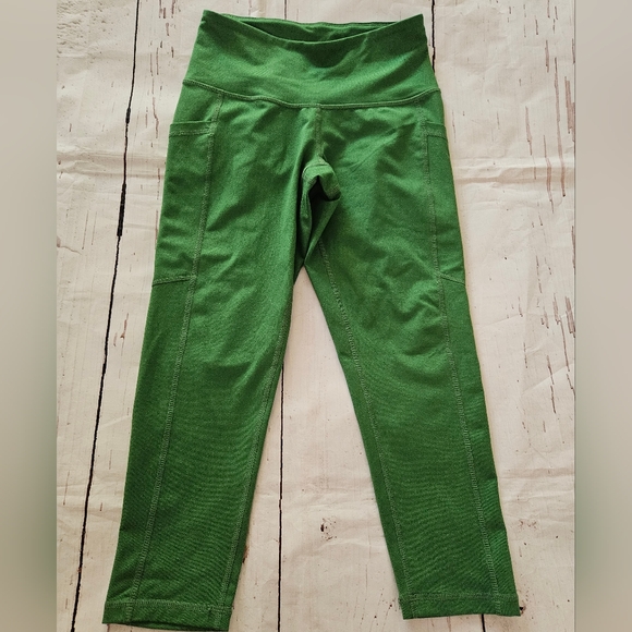 Zella Pants - Zella Women's Green Athletic Yoga 3/4 Leggings Size XS